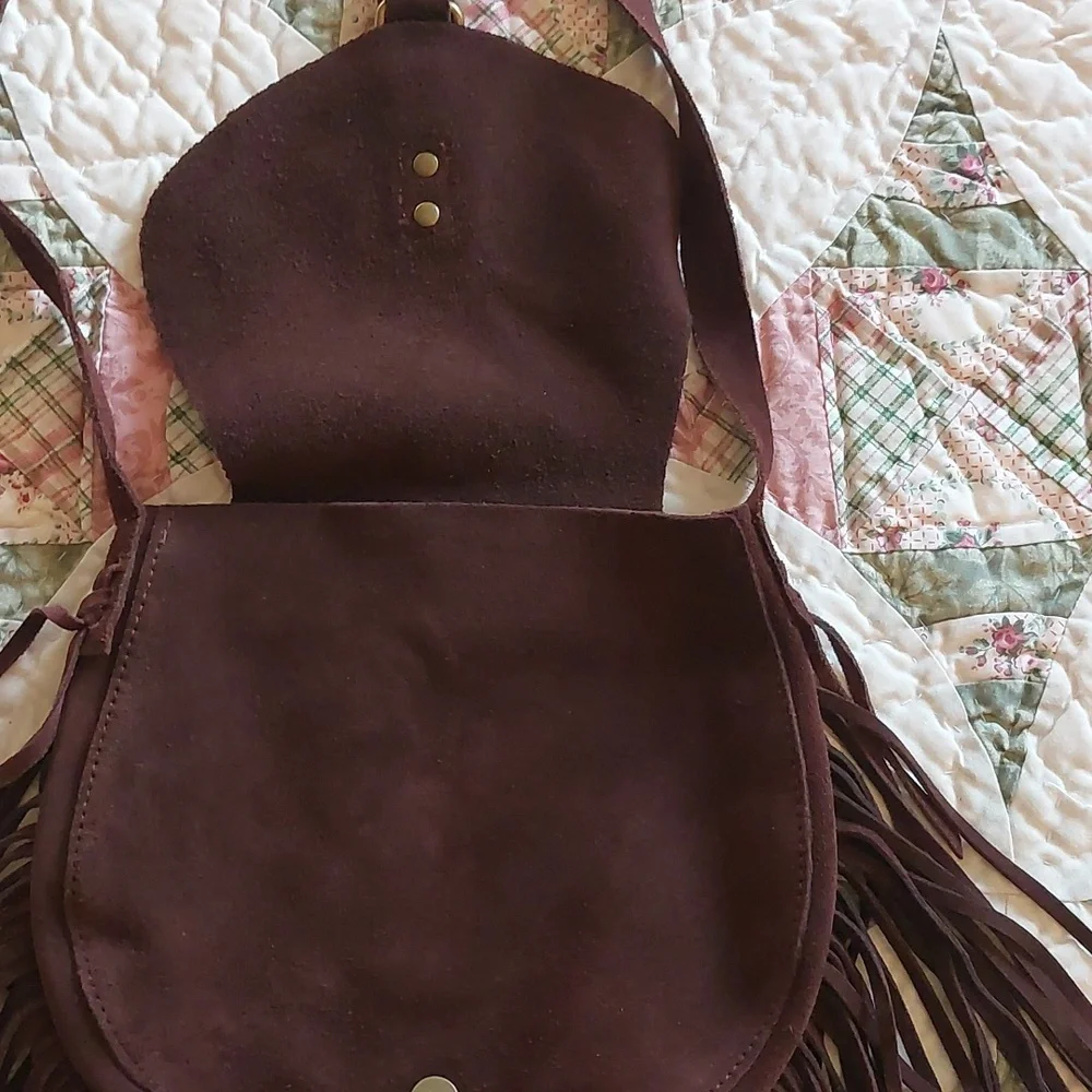 Leather Hippy Fringe  Bag💋 - Picture 6 of 10